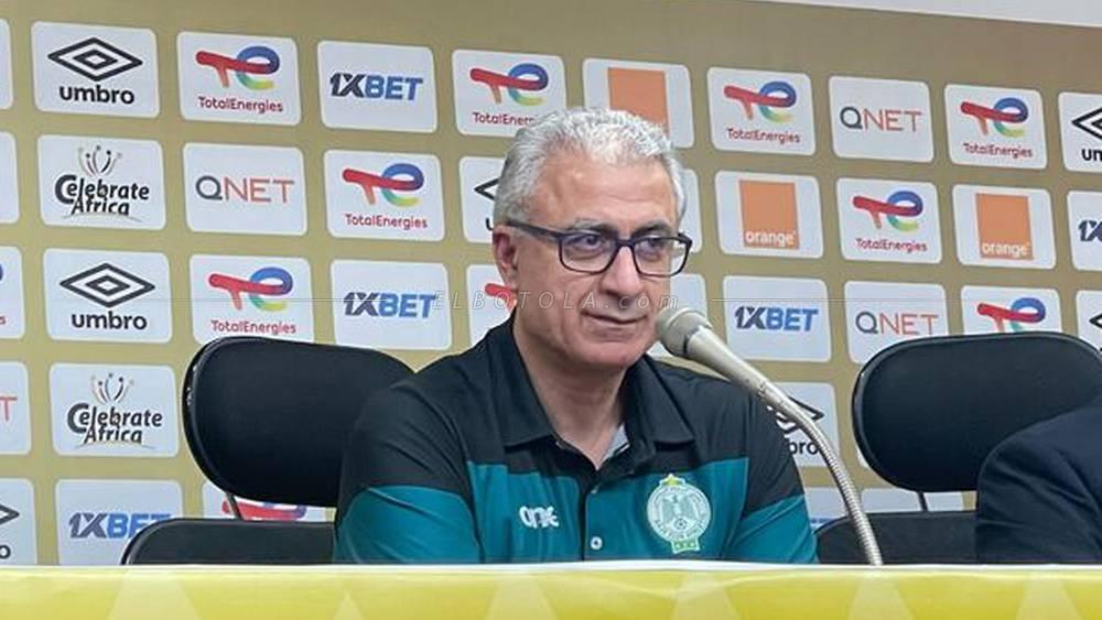 لكبيّر: "حظوظنا للتأهل لا زالت قائمة واللاعبون قادرون على تحقيق الانتصار أمام الأهلي"