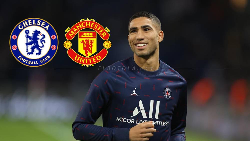 تقارير/ مانشستر يونايتد يتفوق على تشيلسي في سباق التعاقد مع حكيمي وسان جيرمان منفتح على العرضين معا