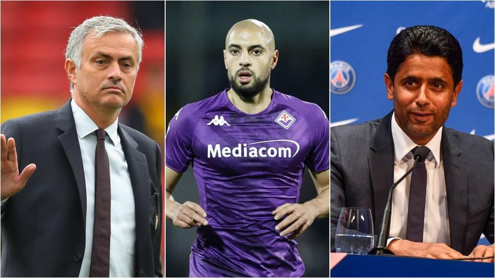 "فوت ميركاتو"/ رئيس سان جيرمان ينوي التوقيع مع مورينيو والبرتغالي يضع أمرابط كأول صفقة له في حال تدريبه الفريق