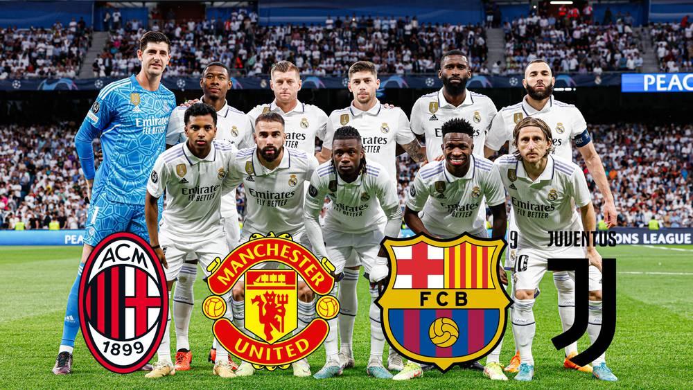 برنامج مباريات ريال مدريد الودية في الصيف: ميلان - مانشستر يونايتد - برشلونة - يوفنتوس