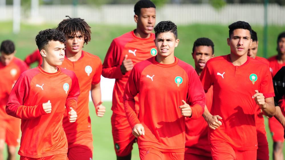 المنتخب المغربي يواصل استعداداته لمواجهة السنغال في نهائي "كان تحت 17 سنة"