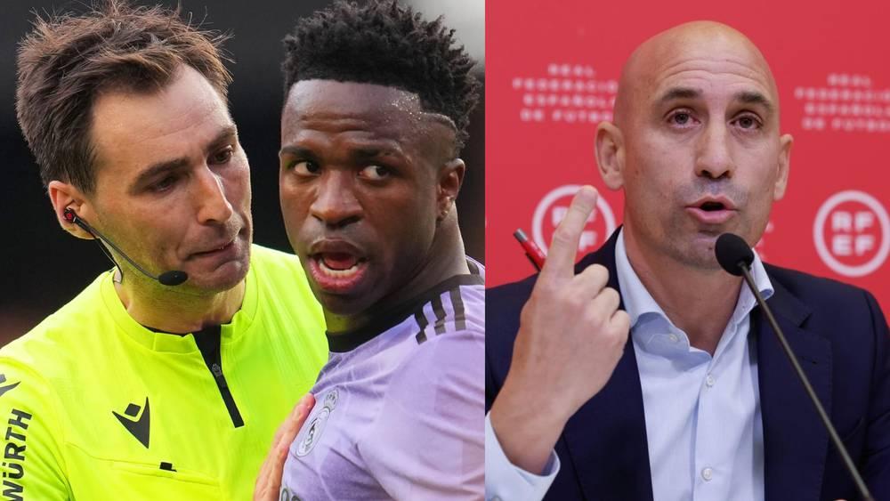 رئيس الاتحاد الإسباني لكرة القدم دفاعًا عن فينيسيوس: "إسبانيا تعاني من مشكل خطير متعلق بالتربية"