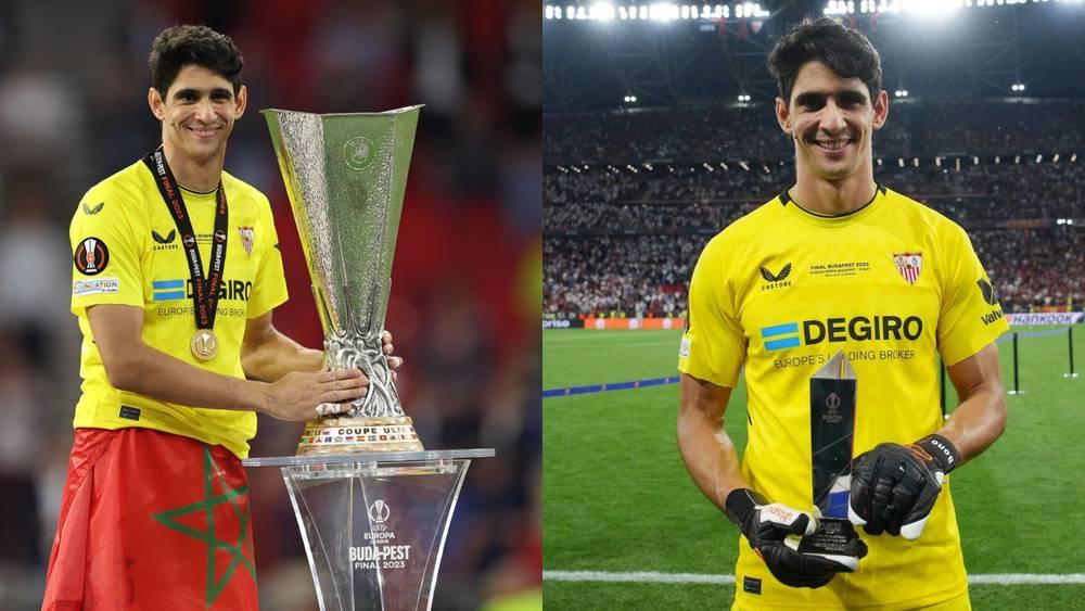 تصديات حاسمة وتألق كالمعتاد.. بونو يقود إشبيلية للتتويج الأوروبي وينال جائزة "رجل المباراة"