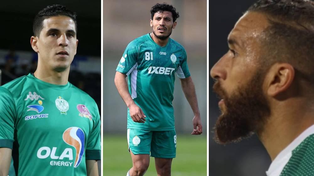 الرجاء يحيل الثلاثي الناهيري وحدراف والحافيظي على اللجنة التأديبية ويُنزلهم إلى فريق الأمل بسبب "الغيابات المتكررة"