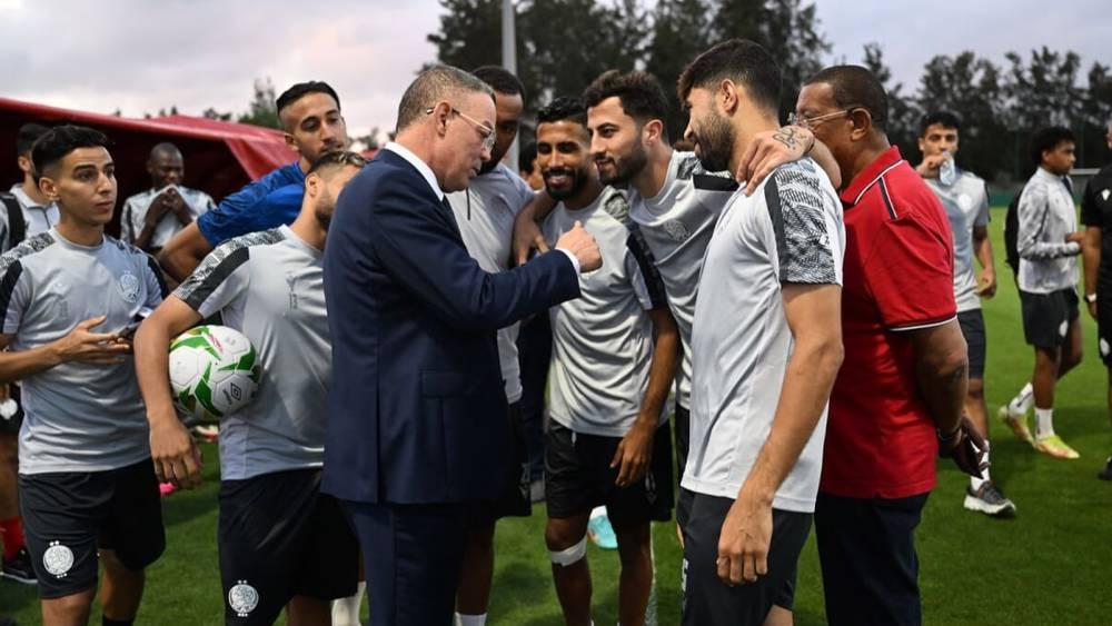 Wydad/ Al Ahly - Lekjaa, Regragui et Naciri ont rendu visite aux Rouges