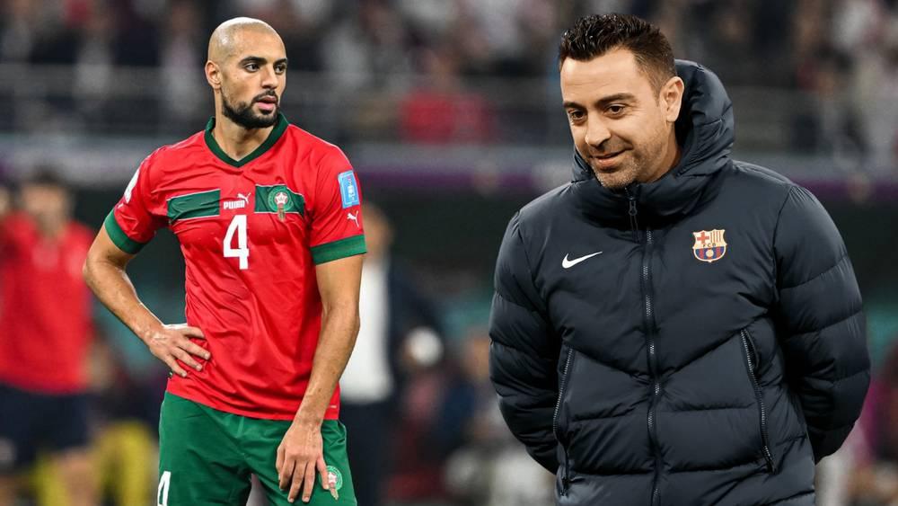 "فوت ميركاتو": "تشافي اتصل بأمرابط لإقناعه باللعب في برشلونة"