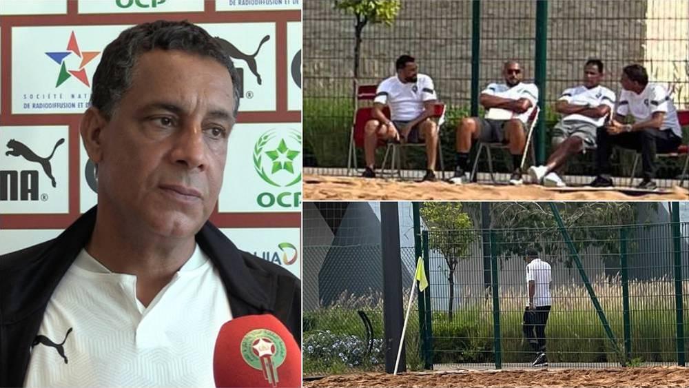 الطاقم التقني للمنتخب المغربي للكرة الشاطئية "مستاء" من مصطفى الحداوي بسبب إصراره على الحضور في التداريب