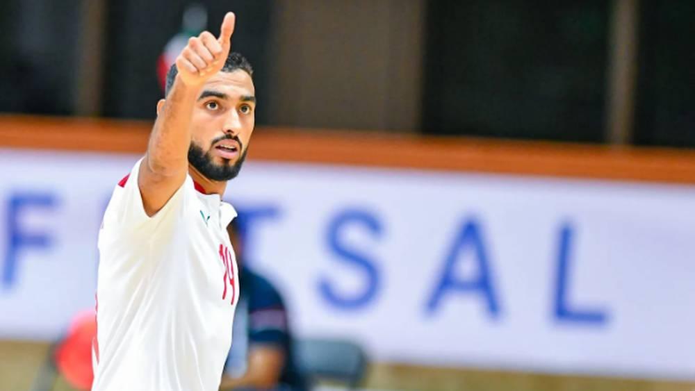 لاعب المنتخب المغربي إدريس رايس الفني ينافس على لقب "هداف" بطولة كأس العرب لكرة القدم داخل القاعة