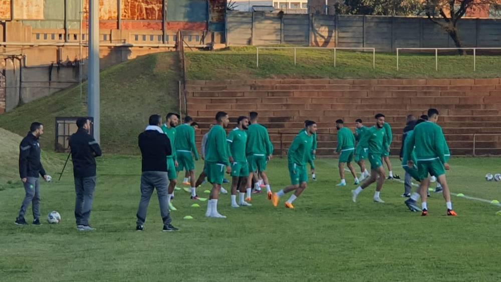 المنتخب المغربي يخوض أولى حصصه التدريبية بجوهانسبورغ استعدادا لمواجهة جنوب أفريقيا
