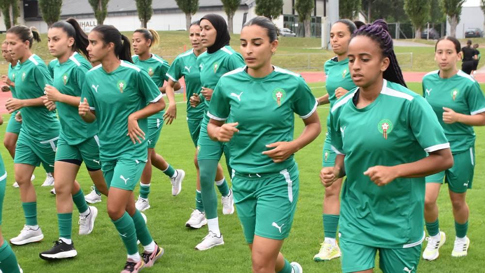 Mountakhab (F) - Première séance d'entrainement en Autriche