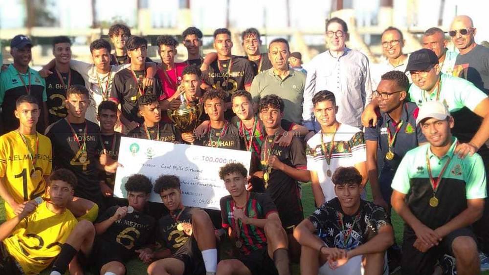 الجيش الملكي يتوج بطلا للمغرب في فئة أقل من 17 سنة بعد تغلبه في النهائي على الرجاء بركلات الترجيح
