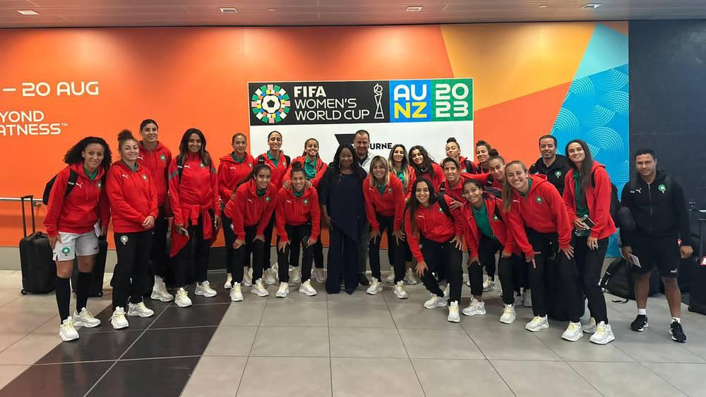 المنتخب المغربي النسوي يصل إلى أستراليا تأهبا للمشاركة في "مونديال السيدات"