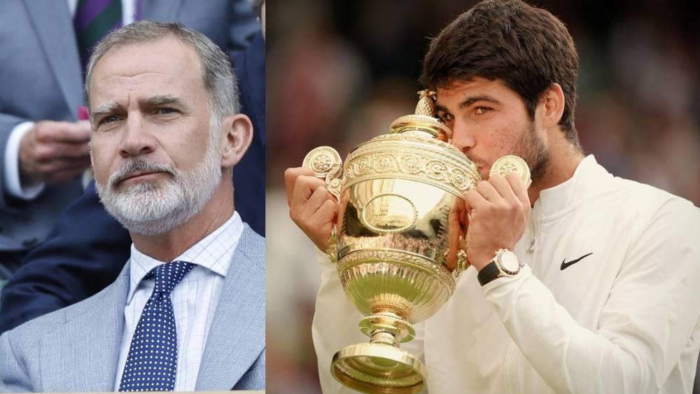 ألكاراز لملك إسبانيا 'فيليب السادس': "حين تحضر أفوز لذلك عليك أن تأتي كثيرا لمتابعتي"