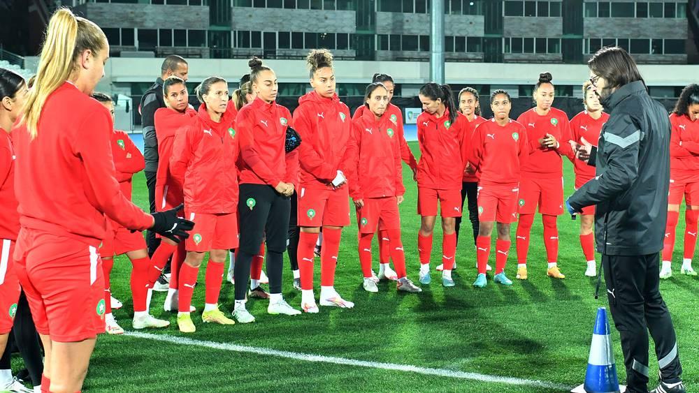 Mountakhab F - Dernière séance d'entraînement des Lionnes