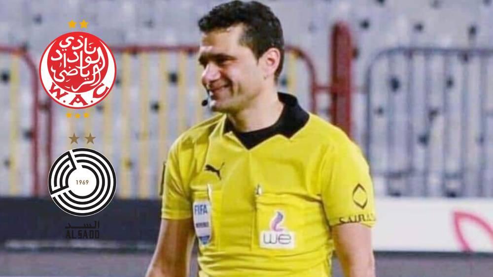 البطولة العربية/ طاقم تحكيمي مصري بقيادة محمود البنا يدير مواجهة الوداد والسد