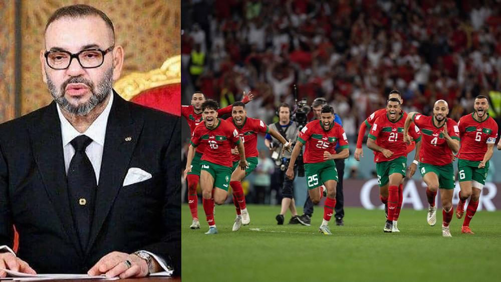 الملك محمد السادس: "منتخبنا قدم للعالم في المونديال أجمل صورة لحب الوطن والوحدة والجدية وأثاروا مشاعر الاعتزاز لدينا ولدى الشعب المغربي"
