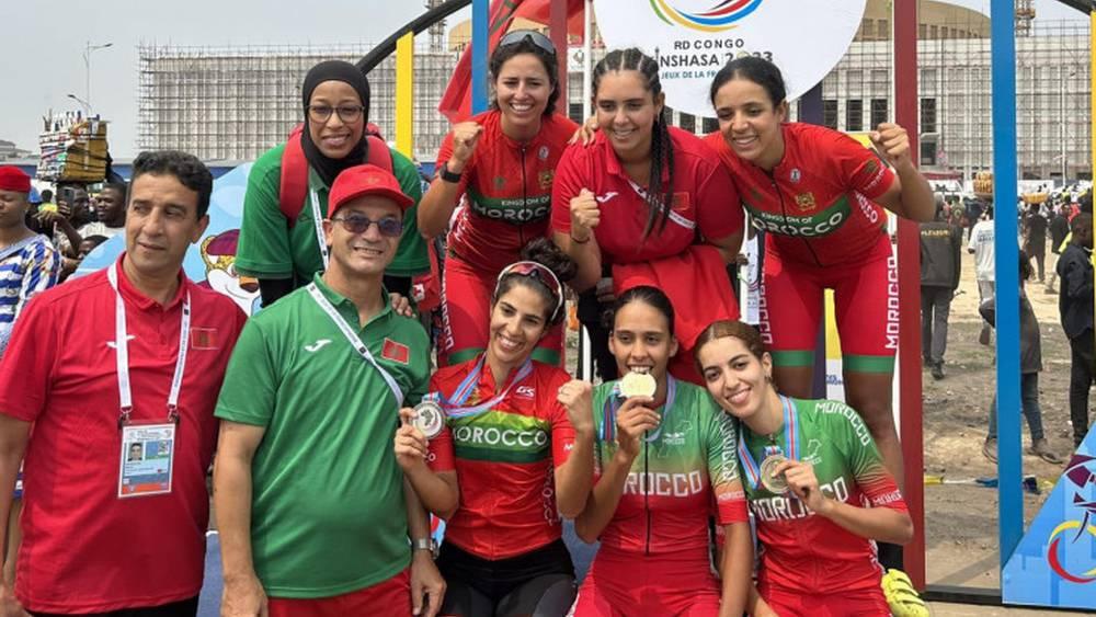 Jeux de la Francophonie - Les cyclistes marocaines domptent la course