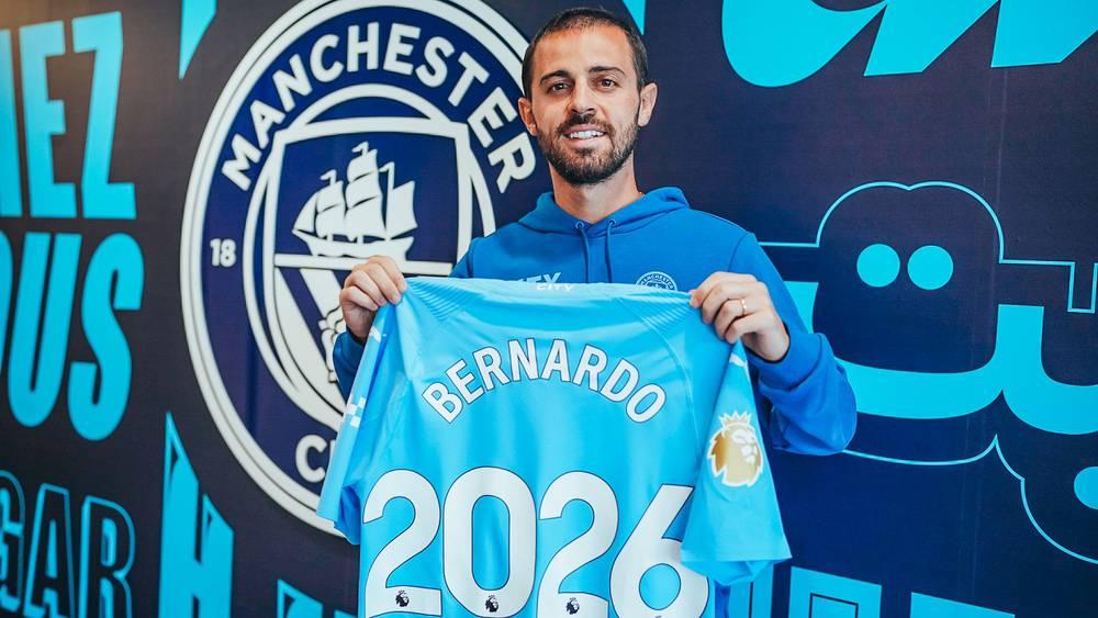 رسميا/ مانشستر سيتي يعلن تمديد عقد بيرناردو سيلفا حتى 2026