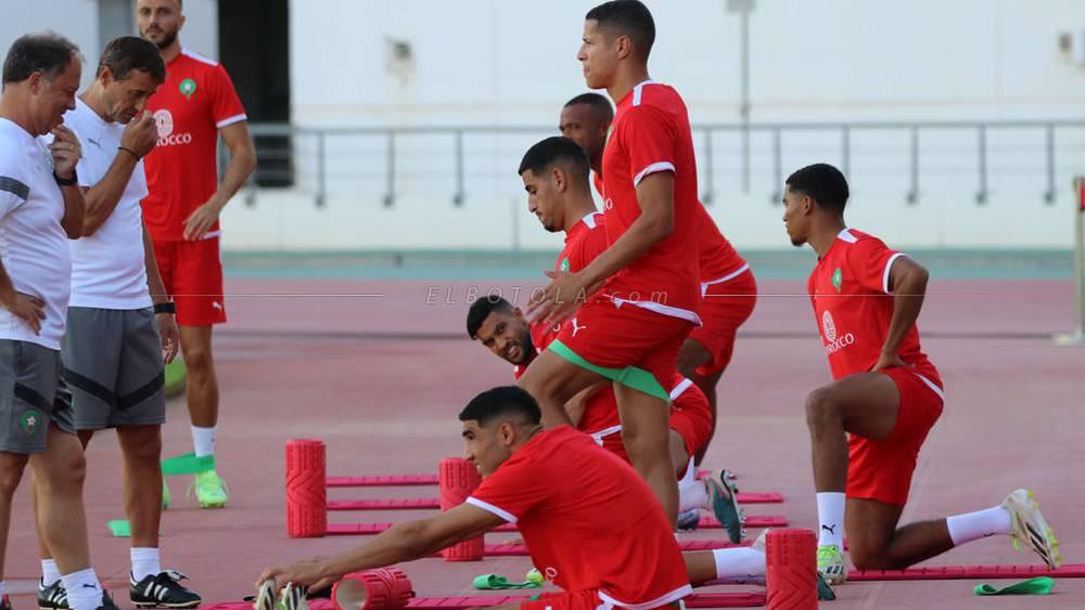Maroc/Libéria - Dernière séance d'entraînement des Lions à Agadir