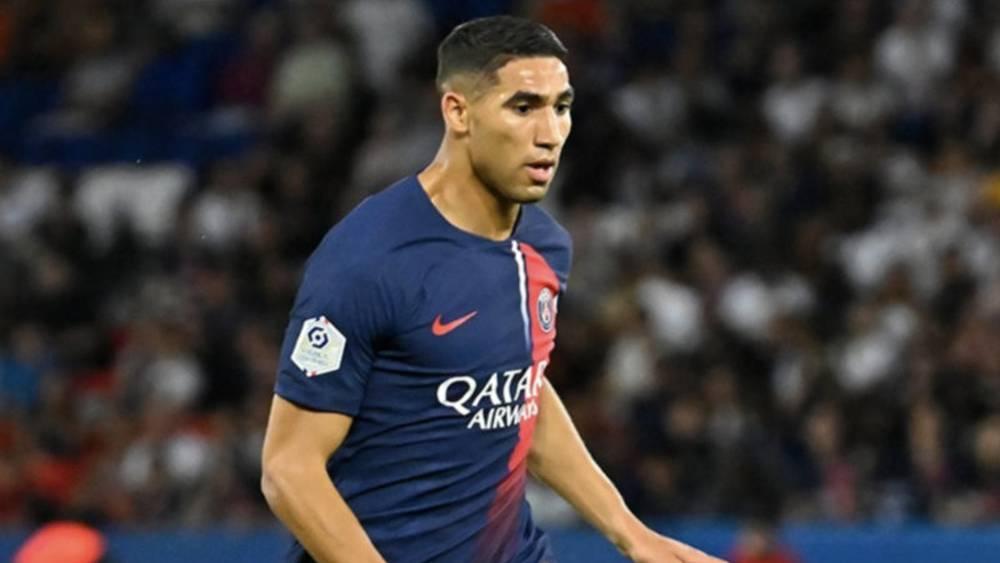 حكيمي أساسي في مباراة باريس سان جيرمان أمام بوروسيا دورتموند بدوري أبطال أوروبا