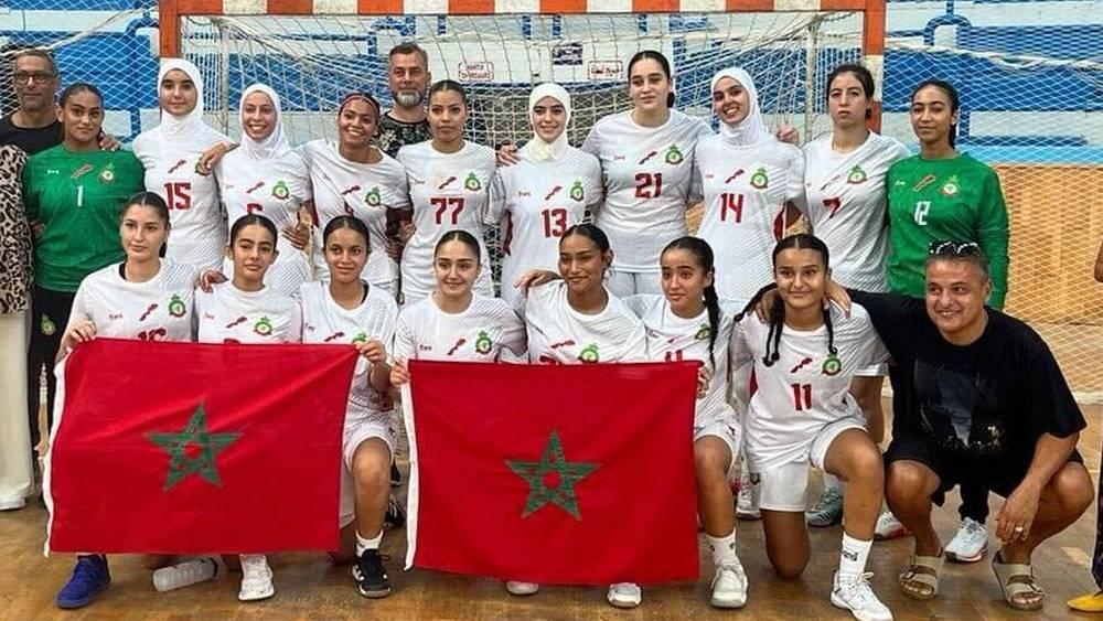 المنتخب المغربي يتغلب على الجزائر (29-23) في مباريات الترتيب من 5 إلى 8 ضمن بطولة أفريقيا لكرة اليد للفتيات