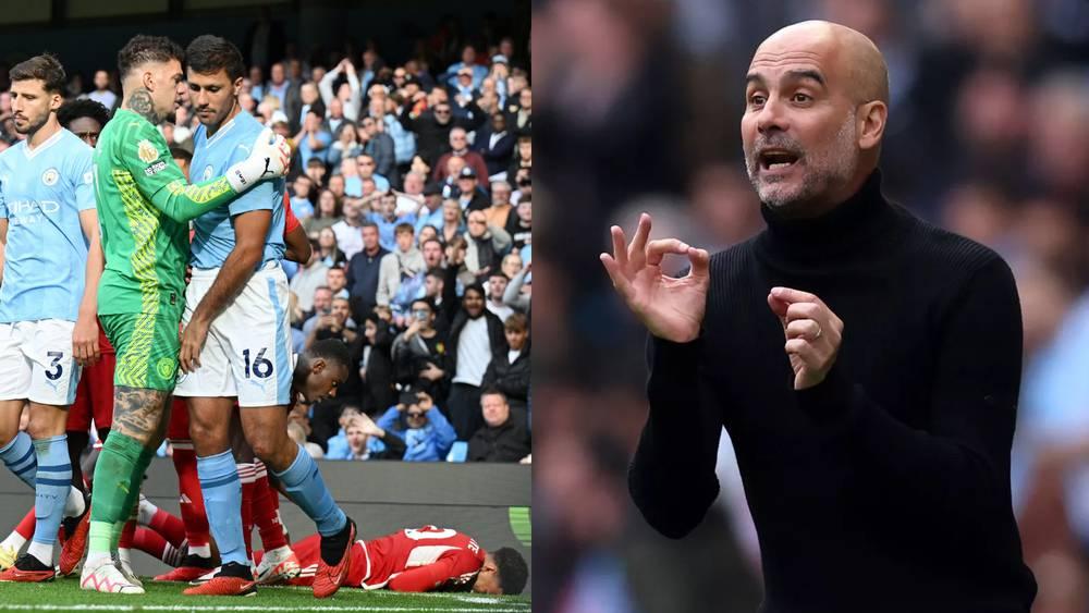 غوارديولا: "حذرت اللاعبين من الحكم ورودي عليه أن يتحكم في نفسه"