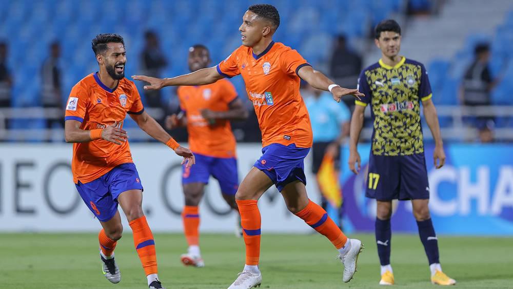 الصابيري يسجل ثنائية في دوري أبطال آسيا ويقود الفيحاء للفوز على باختاكور (2-0)