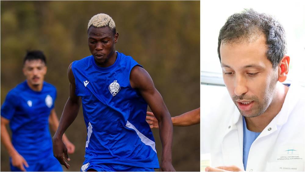 طبيب الوداد لـ"البطولة": "زولا تعرض لقطع في الرباط الداخلي للركبة ومدة غيابه ستتراوح ما بين 4 إلى 6 أسابيع"