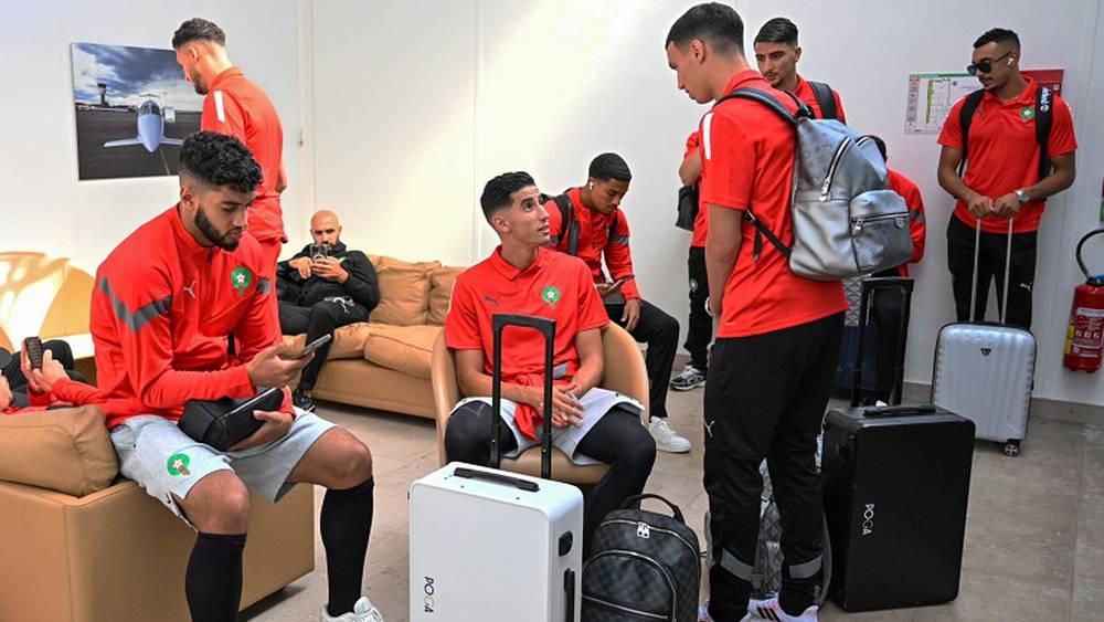 بعثة المنتخب المغربي تشد الرحال غدا الأربعاء صوب الكوت ديفوار عبر رحلة مباشرة