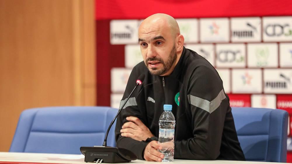 الركراكي: "لا توجد مجموعة سهلة في 'الكان' وجميع المنتخبات بإمكانها التتويج باللقب الأفريقي"