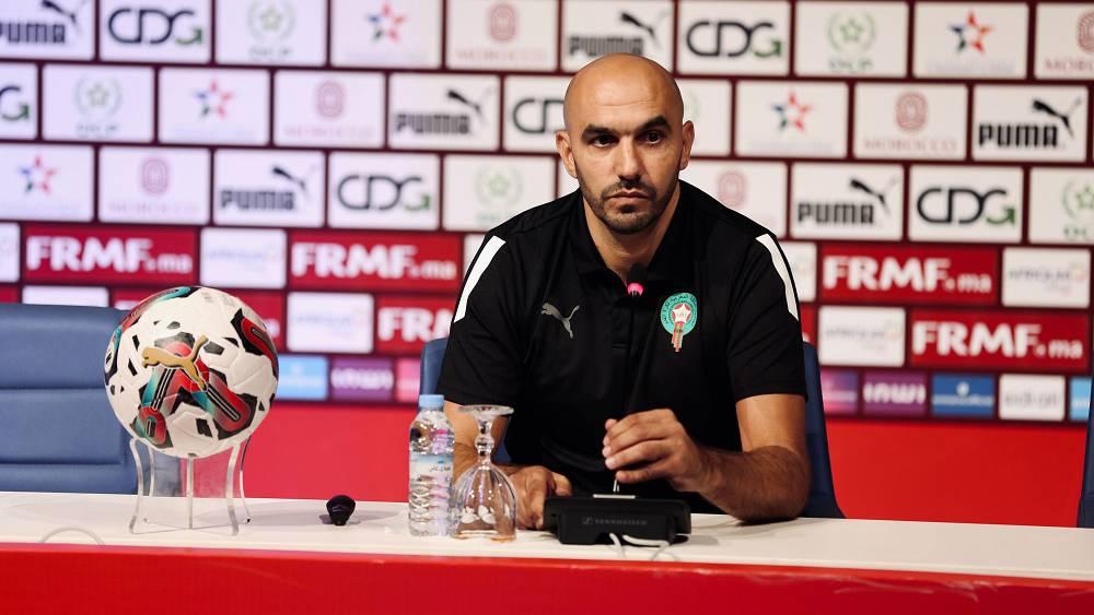 الركراكي: "لم تعد هناك منتخبات صغيرة أو كبيرة.. نبحث عن الفوز أمام ليبيريا وإنهاء التصفيات في الصدارة"