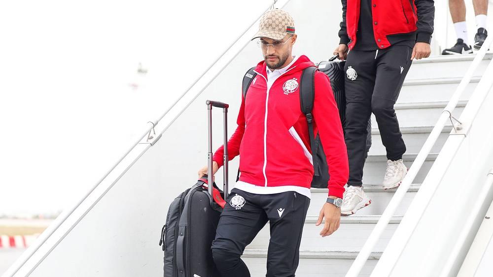 بعثة الوداد تحط الرحال في تونس تأهبا لمواجهة الترجي