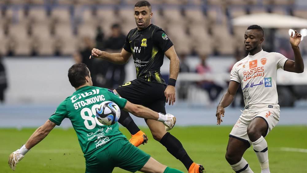 حمد الله يحرز ثنائية ويقود الاتحاد للتأهل إلى ربع نهائي كأس خادم الحرمين الشريفين بعد الفوز على الفيحاء (3-0)