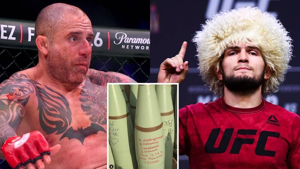 مقاتل سابق من الكيان الصهيوني ينشر صاروخا عليه أسماء مقاتلي الـ"UFC" المسلمين!