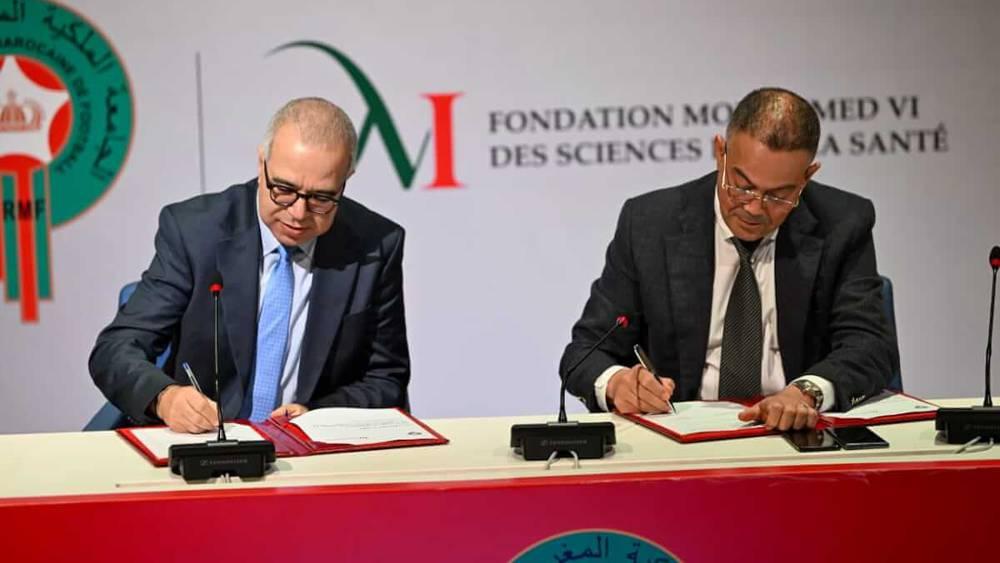 جامعة الكرة تُعلن توقيع اتفاقية شراكة مع مؤسسة محمد السادس للعلوم والصحة بغرض تطوير الطب الرياضي في أفق سنة 2030