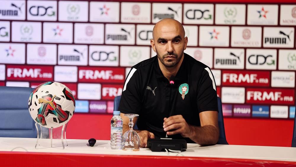 الركراكي يعقد غدا الإثنين (10:00 غرينيتش +1) ندوة صحافية للحديث عن مواجهة تنزانيا في تصفيات المونديال