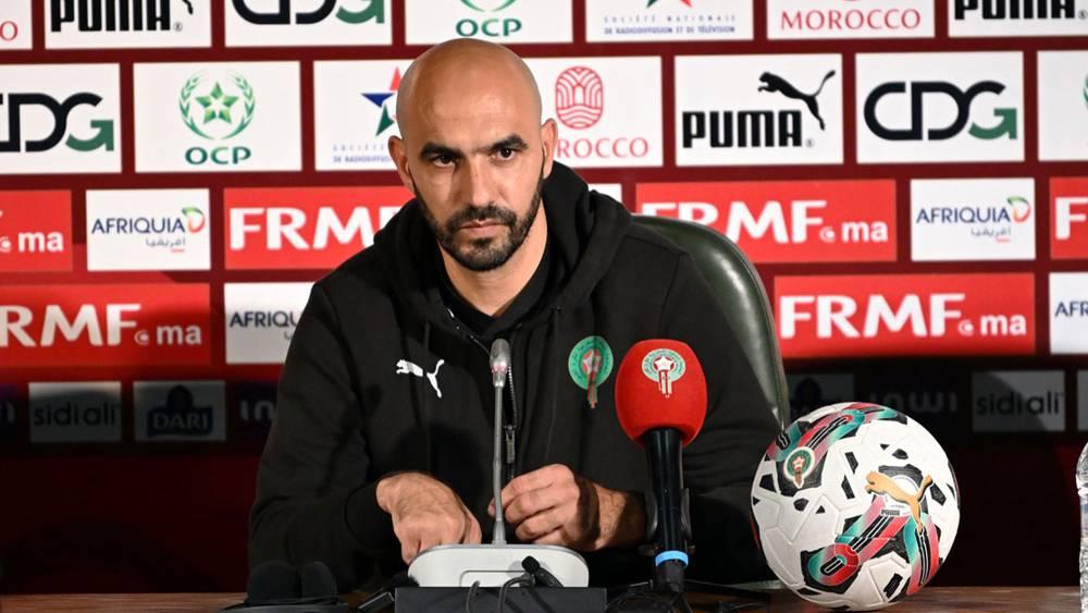 الركراكي: "نعلم حجم المسؤولية الملقاة على عاتقنا ونريد تحقيق نتيجة إيجابية في بداية تصفيات المونديال"