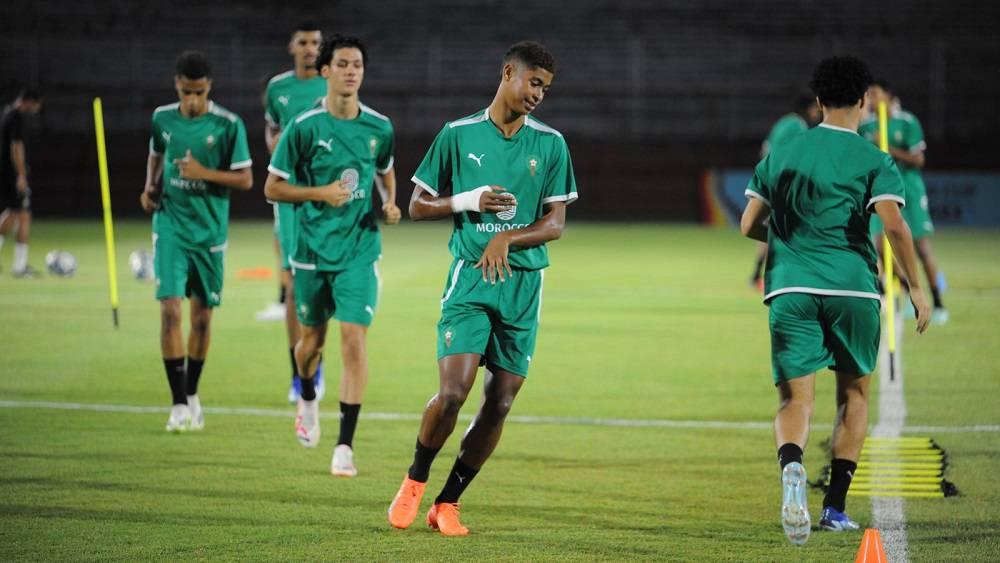 المنتخب المغربي لأقل من 17 سنة يختتم استعداداته تأهبا لمواجهة إيران في ثمن نهائي المونديال