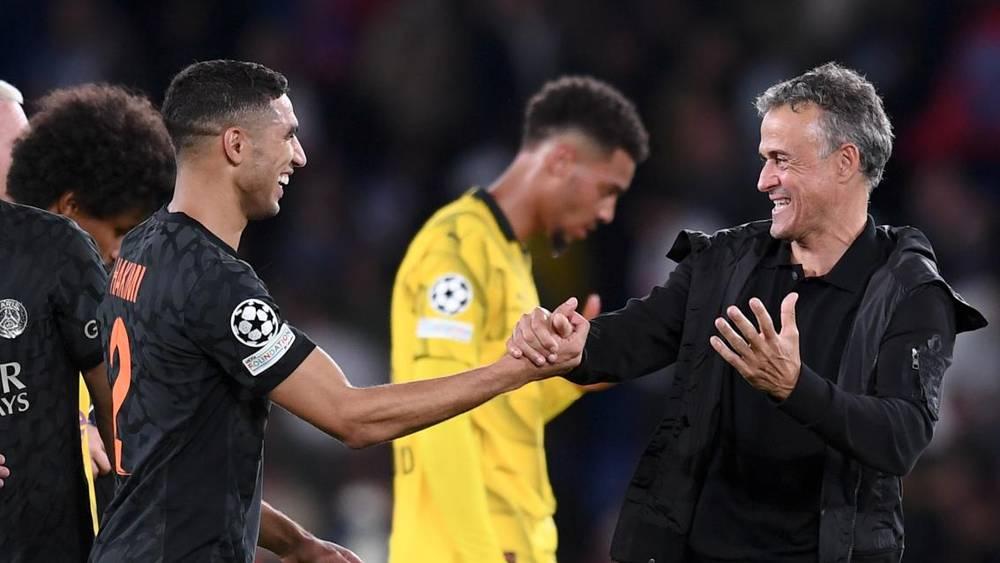 إنريكي: "حكيمي لاعب مثالي.. يمتاز بحس هجومي وحب للأدوار الدفاعية ولا زال بإمكانه التطور في عدة جوانب"