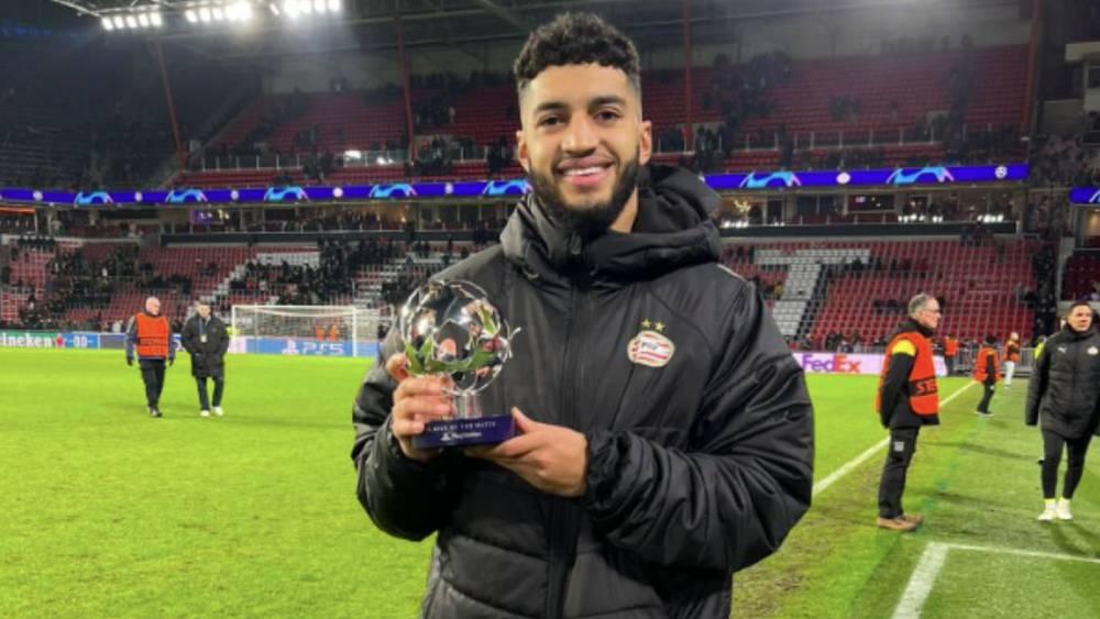 الصيباري بعد فوزه بجائزة "رجل مباراة" إيندهوفن وأرسنال: "كل اللاعبين قدموا أداء جيدا وهوية منافسنا في ثمن النهائي غير مهمة بالنسبة لي"