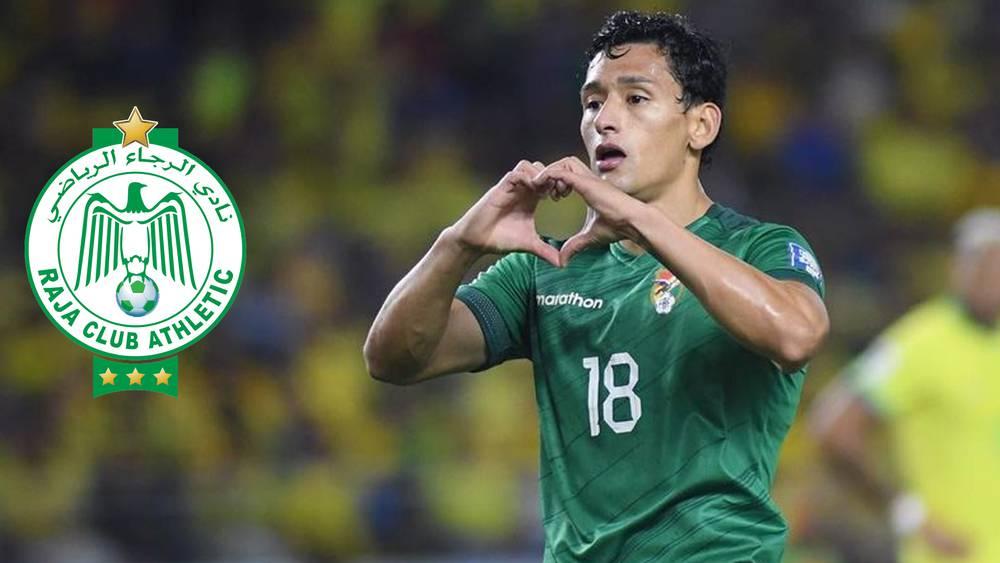 الرجاء يتعاقد مع المهاجم البوليفي "فيكتور أبريغو" لموسمين ونصف واللاعب ينضم للتداريب هذا الأسبوع