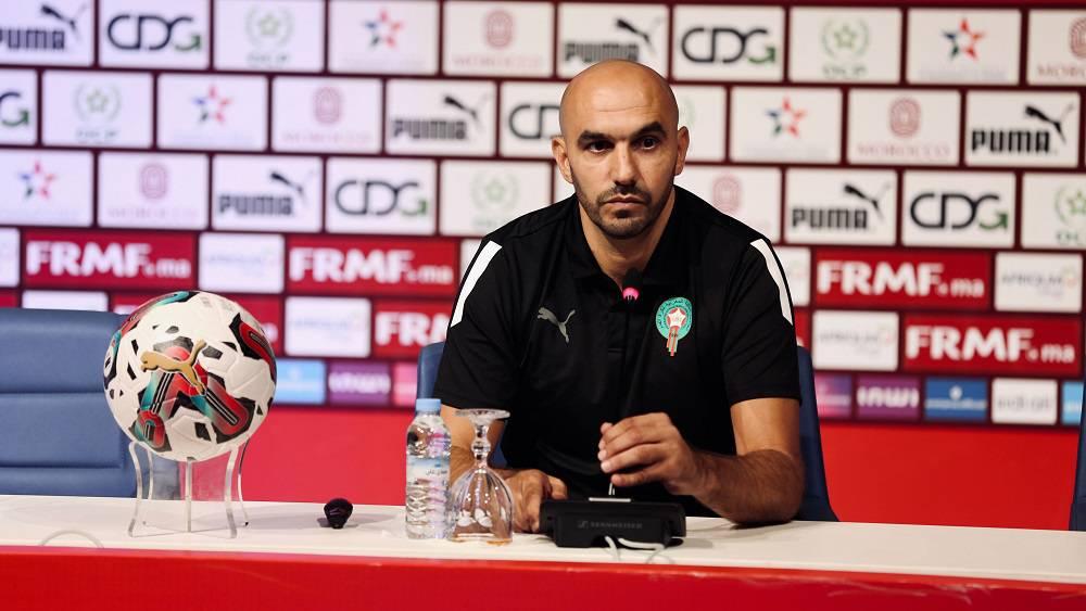 الركراكي يعقد ندوة صحفية يوم الخميس المقبل للإعلان عن قائمة المنتخب المغربي النهائية في "الكان"