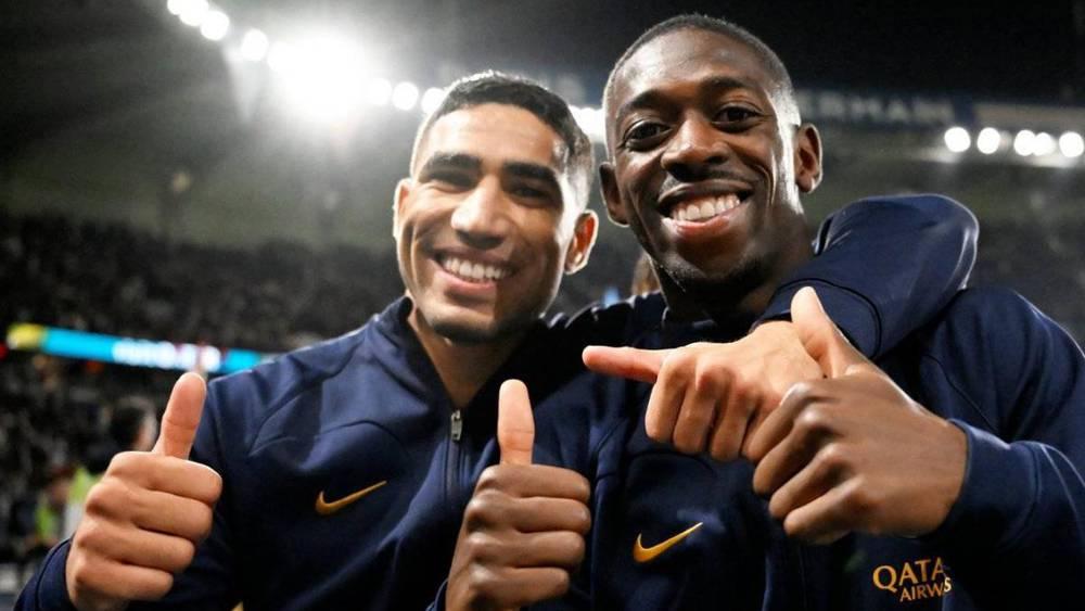 ديمبيلي: "سوف نفتقد حكيمي ولكن آمل أن يذهب مع المغرب إلى أقصى حد ممكن في 'الكان'"