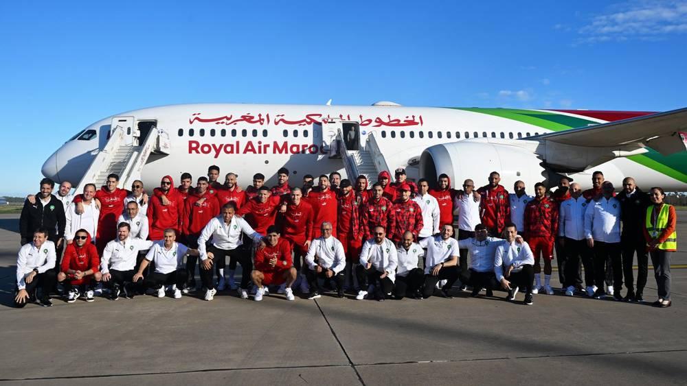 بعثة المنتخب المغربي تشد الرحال صوب الكوت ديفوار تأهبا للمشاركة في "الكان"