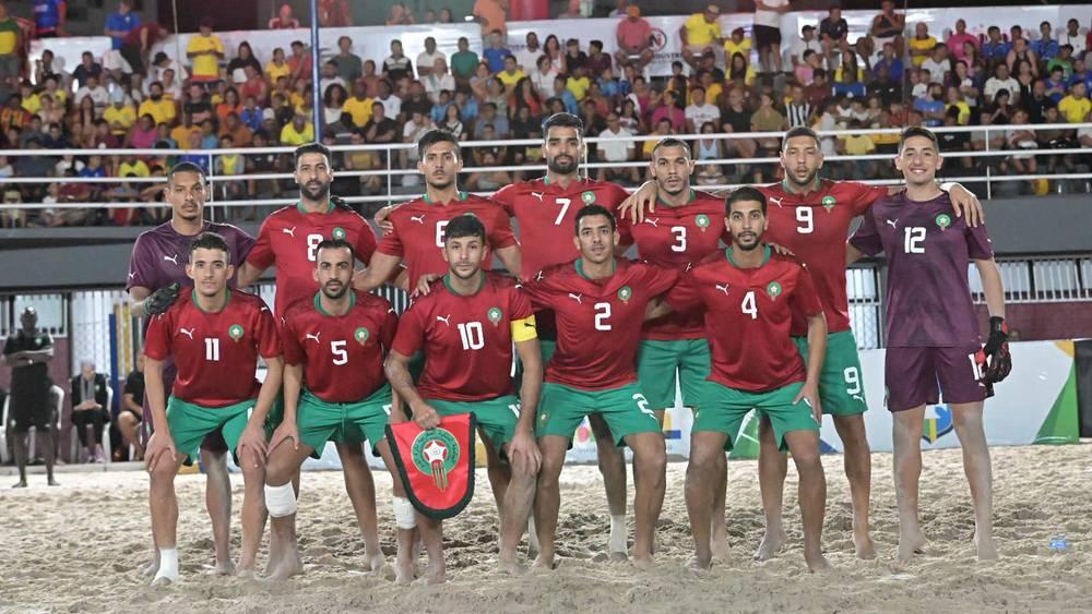 الدوري الدولي مورناهو/المنتخب المغربي لكرة القدم الشاطئية ينتصر على نظيره الأمريكي (4-1)