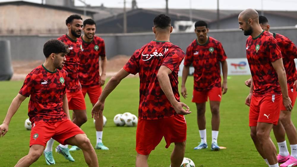 المنتخب المغربي يخوض الحصة التدريبية ما قبل الأخيرة تأهبا لمواجهة تنزانيا