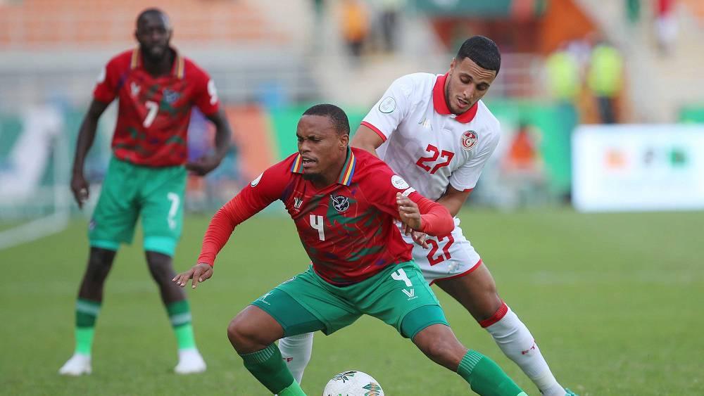منتخب ناميبيا ينتصر على تونس بهدف "قاتل" في مستهل مشوارهما في "الكان" (1-0)
