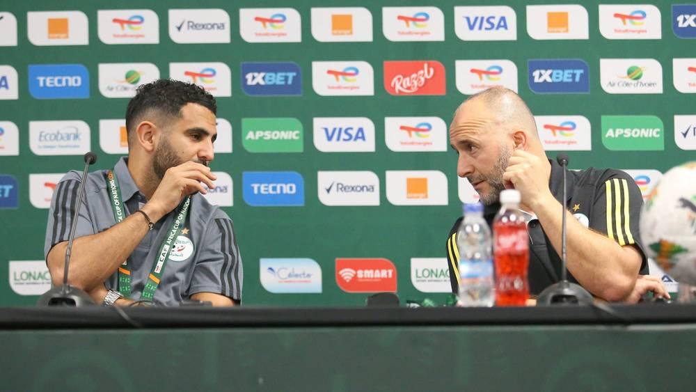 بلماضي: "لا تقتلوا رياض محرز.. إنه قائدنا ولدي ثقة كاملة في قدراته"