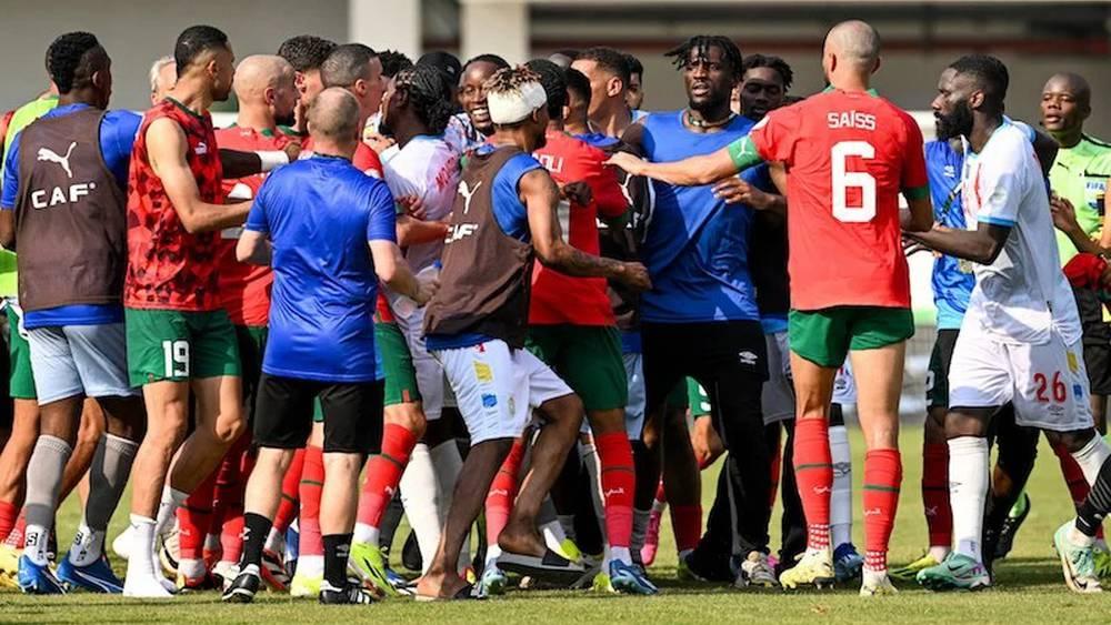 الجامعة تصدر بيانا توضيحيا عقب أحداث مباراة المنتخب المغربي والكونغو الديمقراطية