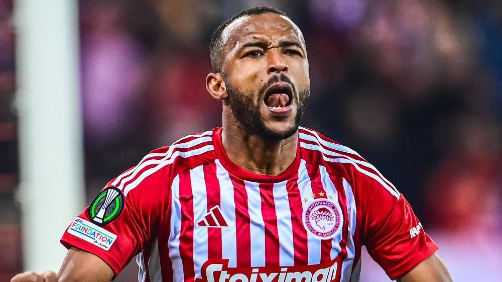 الكعبي يحرز هدفا جديدا ويقود فريقه أولمبياكوس للفوز على فرينكفاروس (1-0) في دوري المؤتمر الأوروبي